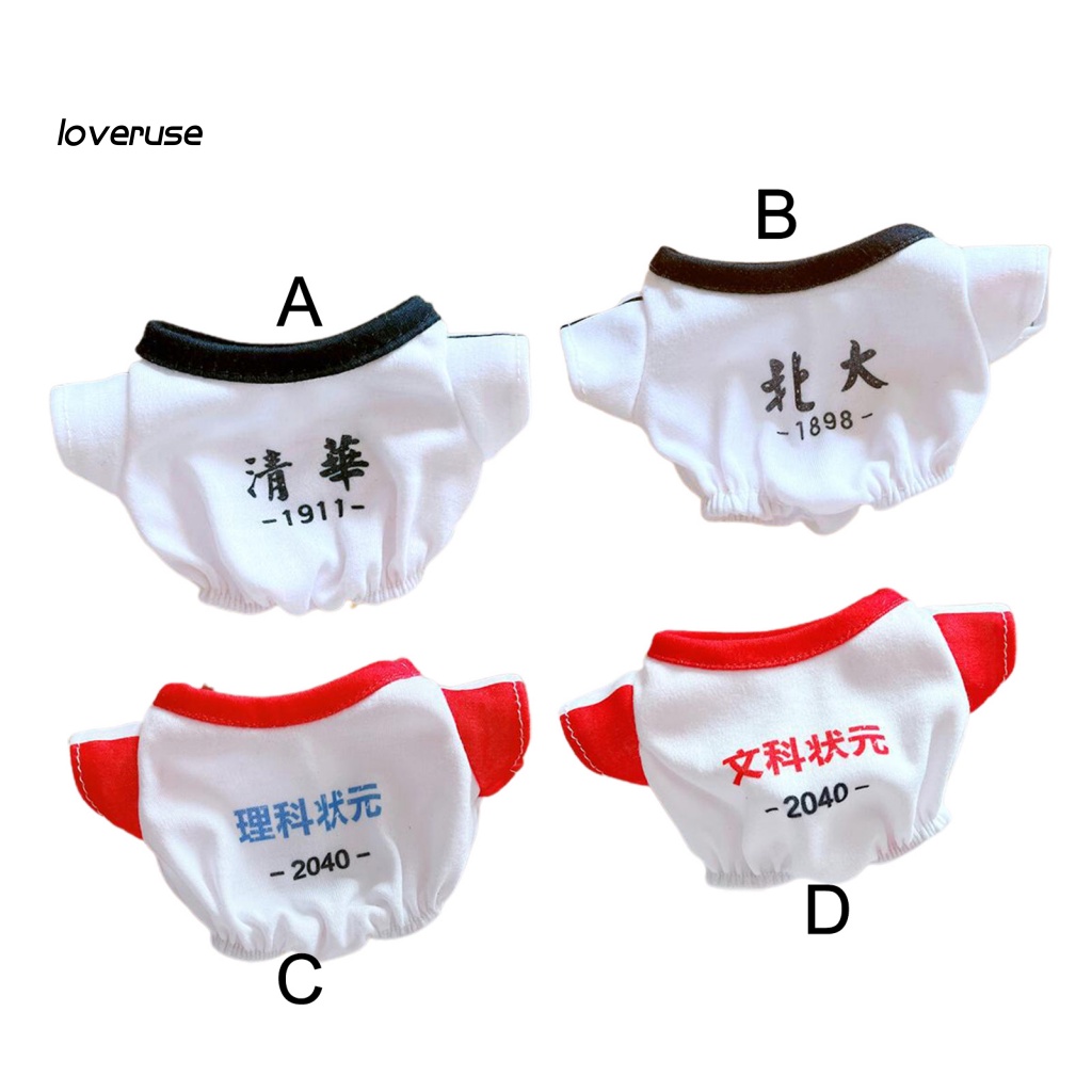 Áo Liền Quần Cotton 20cm Dễ Thương Cho Búp Bê