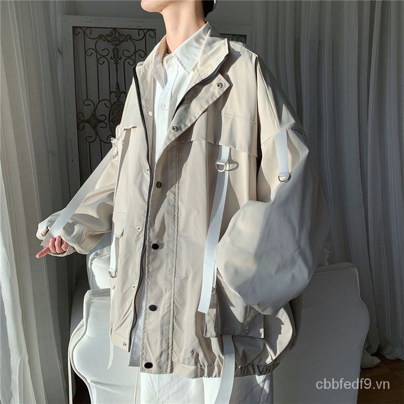 Áo Khoác Chống Nắng Dáng Rộng Phong Cách Thời Trang Hàn Quốc Cho Nam Giới