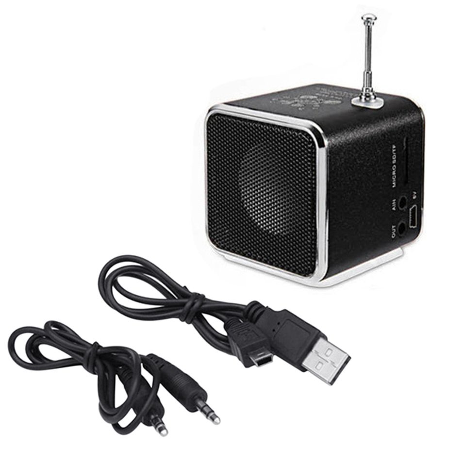 Di Động Td-V26 Kỹ Thuật Số Đài Fm Loa Mini Máy Thu Vô Tuyến Fm Có Màn Hình LCD Loa Âm Thanh Nổi Hỗ Trợ Thẻ Micro Tf