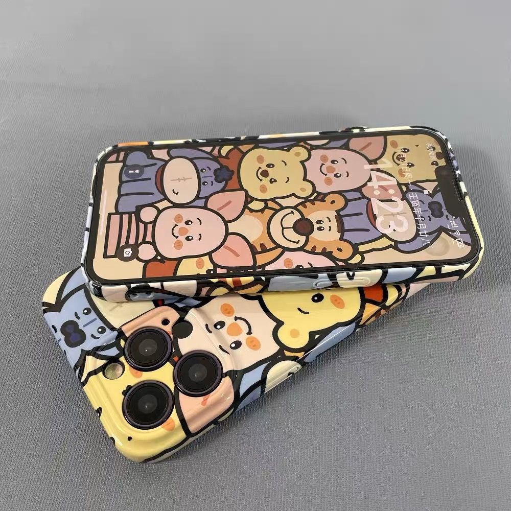 Ốp Điện Thoại Cứng Họa Tiết Winnie the Pooh 14 Cho Iphone 13 Pro Max XR Xs 12 11