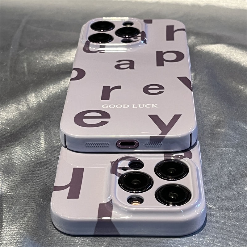Ốp Điện Thoại Cứng In Chữ Tiếng Anh Đơn Giản Chất Lượng Cao Cho iPhone13 / 14pro118p7 max
