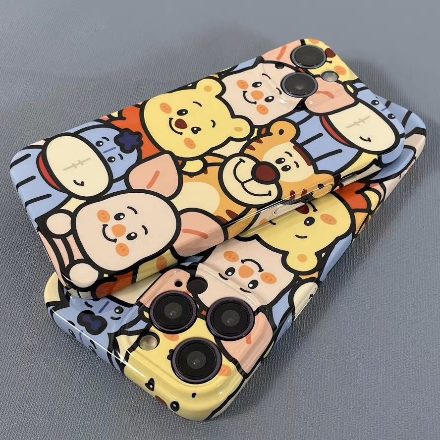 Ốp Điện Thoại Cứng Họa Tiết Winnie the Pooh 14 Cho Iphone 13 Pro Max XR Xs 12 11