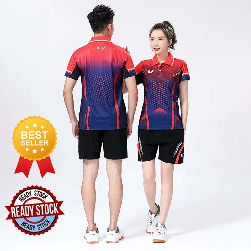 Áo Thun Bóng Bàn Khô Thoáng Nhanh Thời Trang Mùa Hè Mới Cho Nam Và Nữ 6079