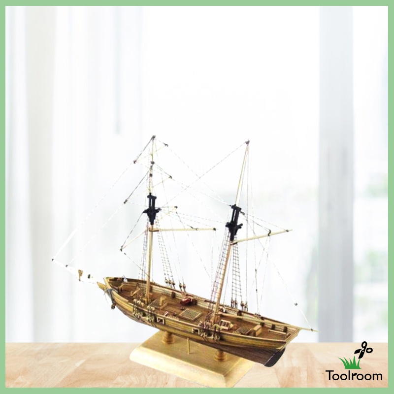 Mô Hình Thuyền Buồm Bằng Gỗ DIY Dành Cho Trẻ Em