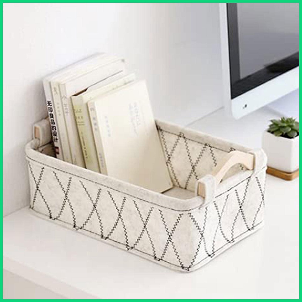 Set 3 Giỏ Nỉ Đựng Đồ Cỡ Lớn Có Tay Cầm Thoải Mái Dễ Sử Dụng