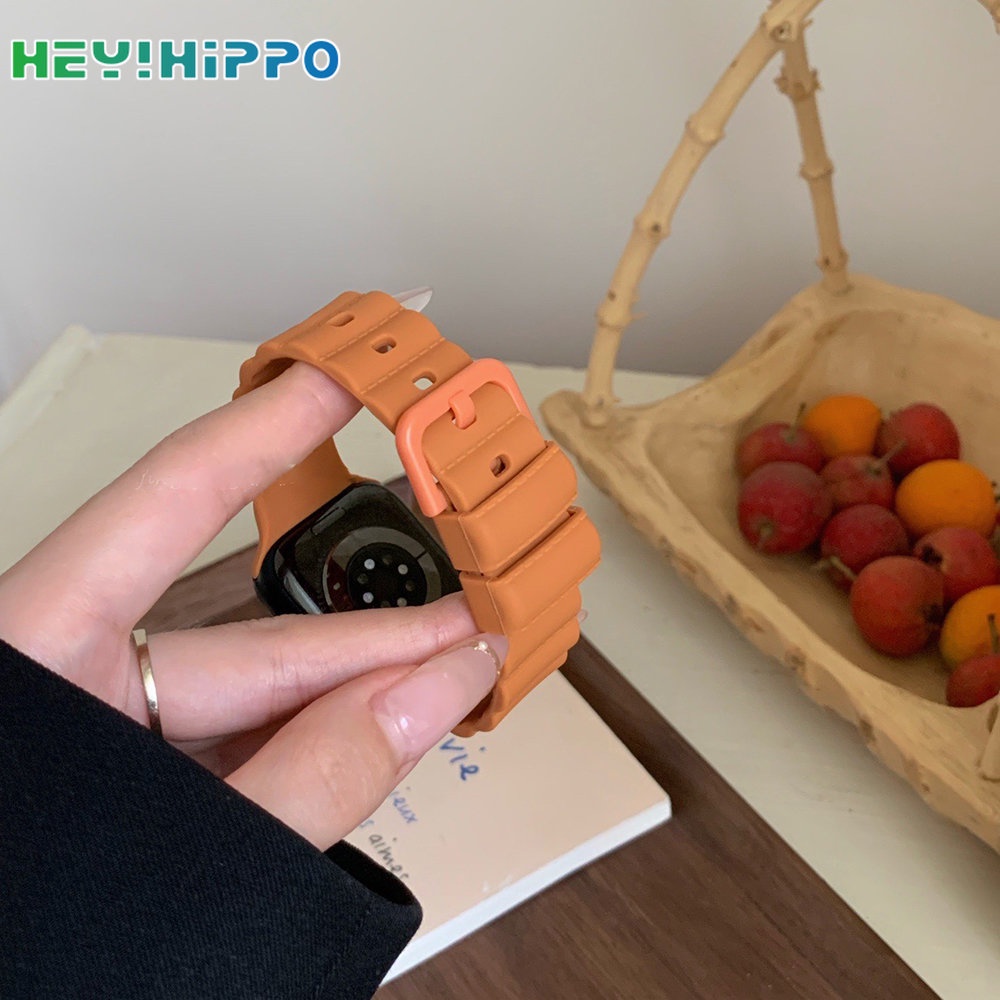 Dây Đeo Silicone Cho Đồng Hồ Thông Minh iwatch series 8 / 7 / 6 / 5 / SE / 4 / 3 45 / 44 / 42 / 41 / 40 / 38mm