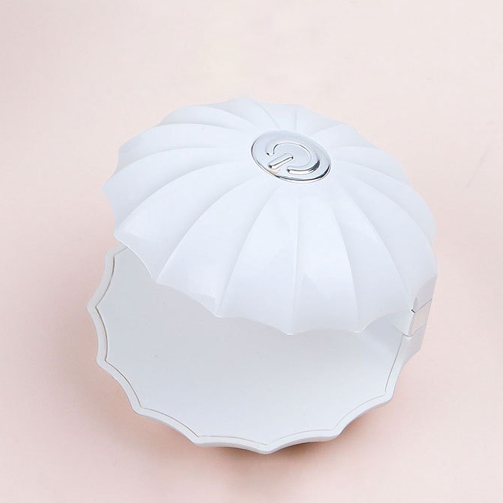 1 Bộ Đèn Sấy Khô Móng Tay Nhanh Chóng Hình Vỏ Sò Kèm Sạc USB Tiện Dụng Cho Gia Đình