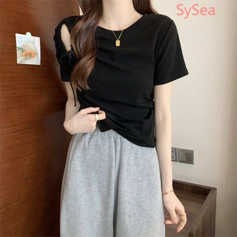 Áo Sơ Mi Phối Dây Rút Thời Trang Mùa Hè Dành Cho Nữ