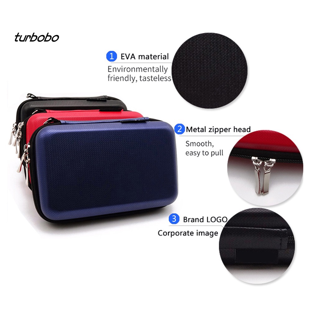 Túi Đựng Bảo Vệ Ổ Cứng Cáp USB 2.5Inch Tiện Dụng