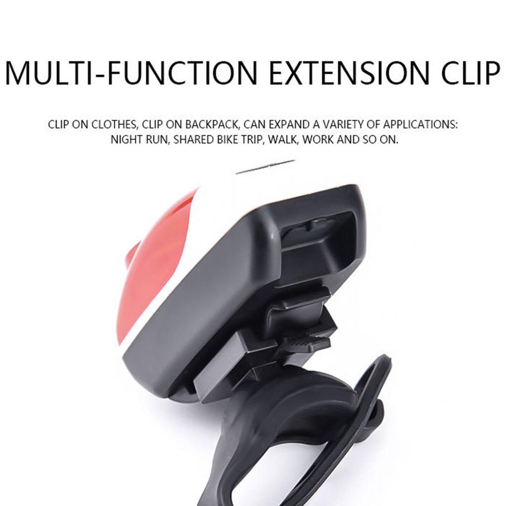 Đèn Pin Cảnh Báo An Toàn Phía Sau Xe Đạp Dành Cho Nam Nữ