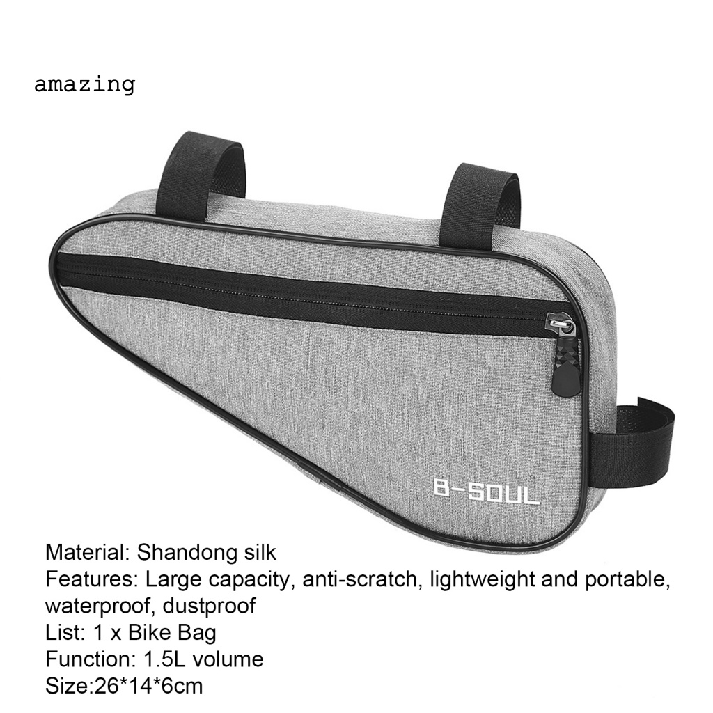 Túi Đeo Khung Xe Đạp 1.5L Đa Năng Chống Thấm Nước