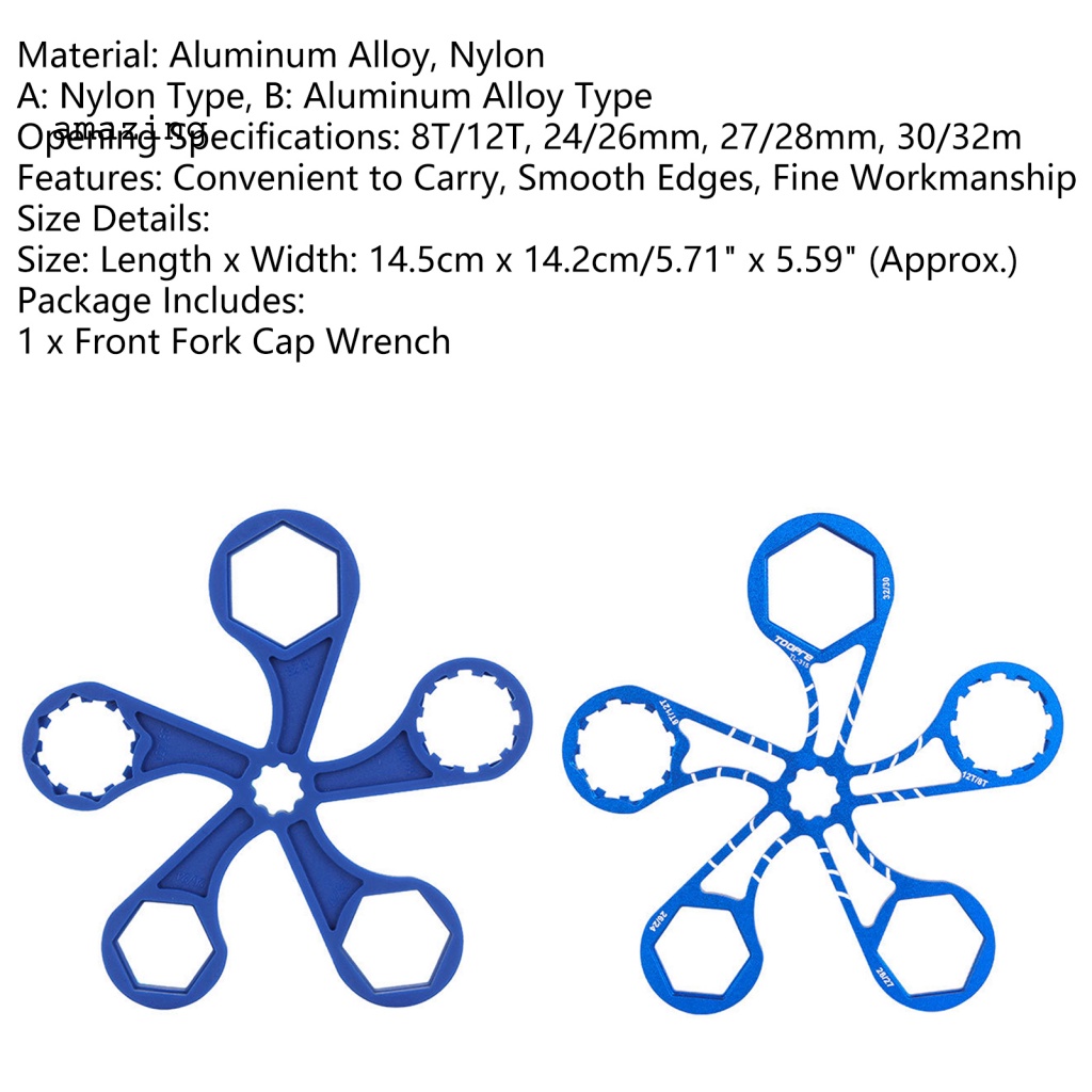 Cờ Lê Lắp Đặt Phuộc Trước Bằng Hợp Kim Nhôm Chuyên Dụng Cho Xe Đạp