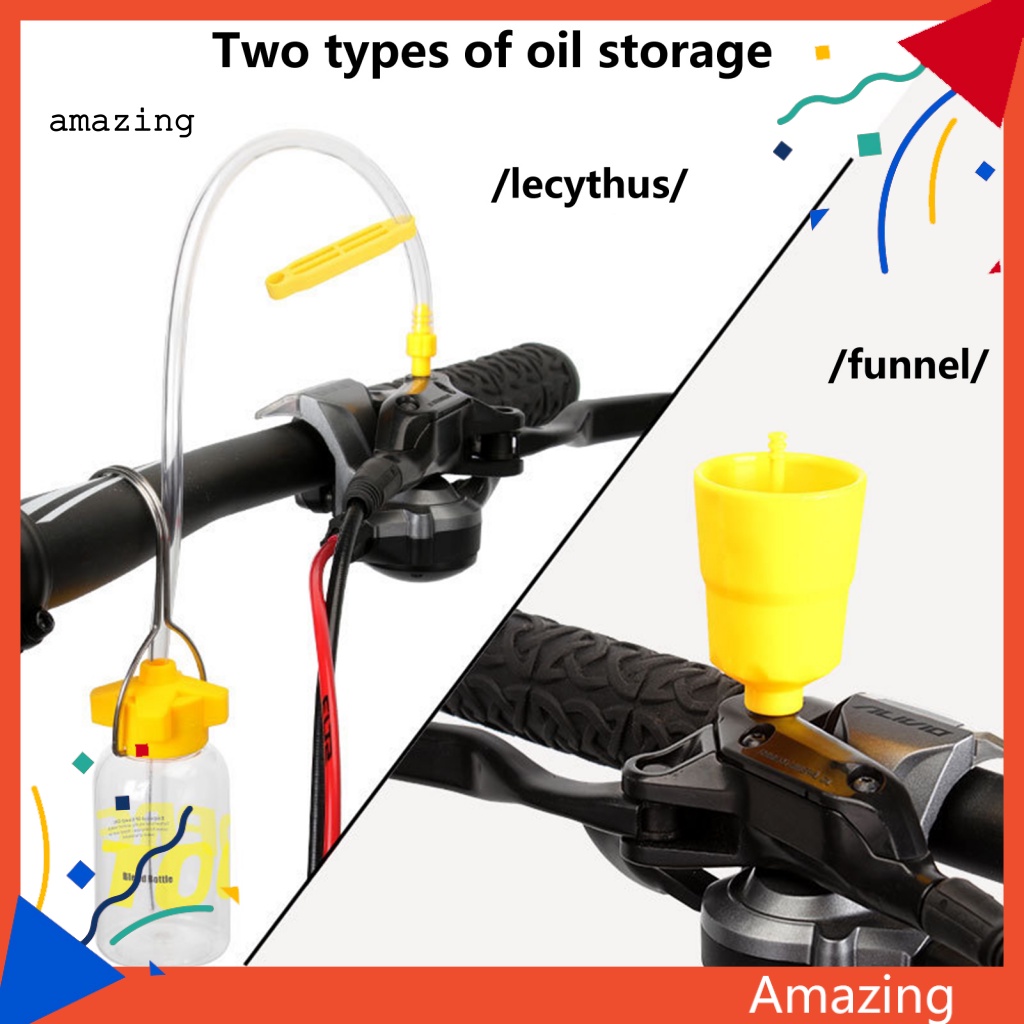 1 Bộ Dụng Cụ Bơm Dầu Phanh Xe Đạp Trọng Lượng Nhẹ Không Dễ Vỡ