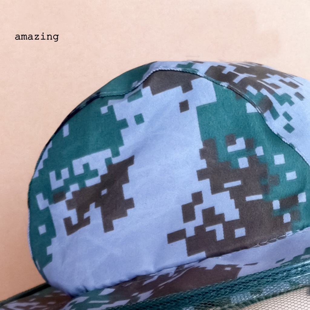 Mũ Trùm Đầu Bằng Polyester Cotton Họa Tiết Rằn Ri Thoải Mái Tiện Dụng Cho Săn Bắn / Săn Bắn