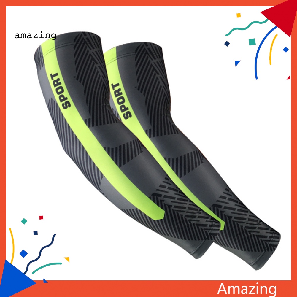 1 Đôi Găng Cánh Tay Chống Tia UV Thoáng Khí Bảo Vệ Khi Đạp Xe Ngoài Trời