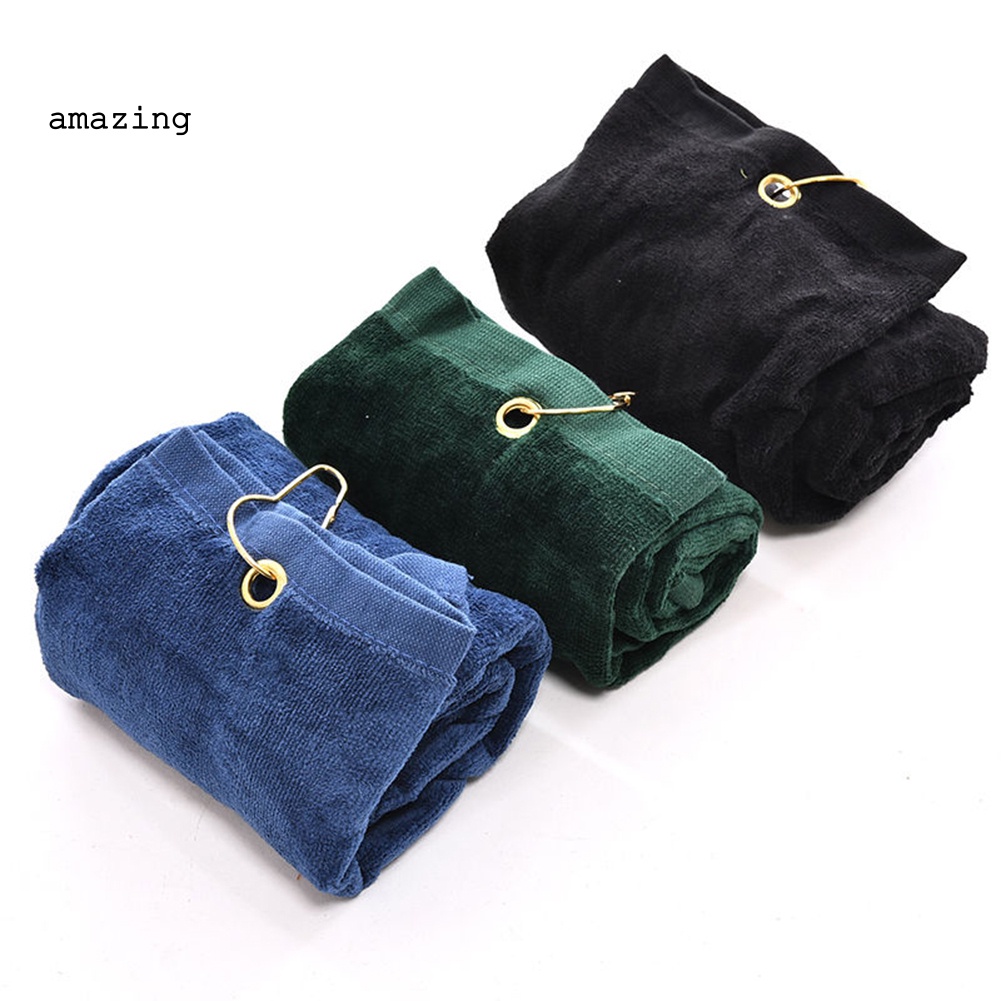 Khăn Cotton Thấm Hút Nước Kèm Kẹp Kích Thước 40x60cm Chuyên Dụng Cho Gậy Đánh Golf