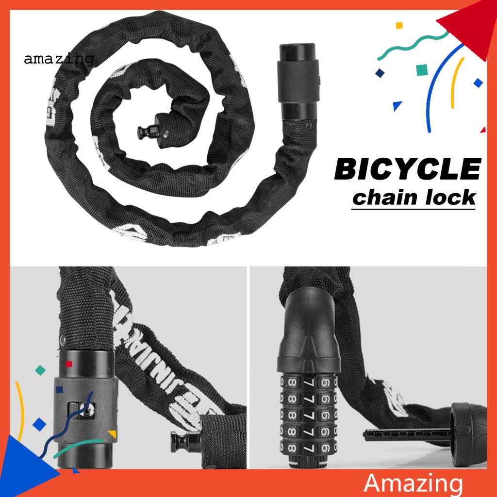 Bộ Khóa Xe Đạp Kèm Chìa Khóa Có Thể Điều Chỉnh Tiện Dụng