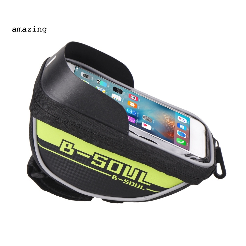 Túi Đựng Điện Thoại Màn Hình Cảm Ứng Phản Quang Chống Thấm Nước Gắn Khung Xe Đạp