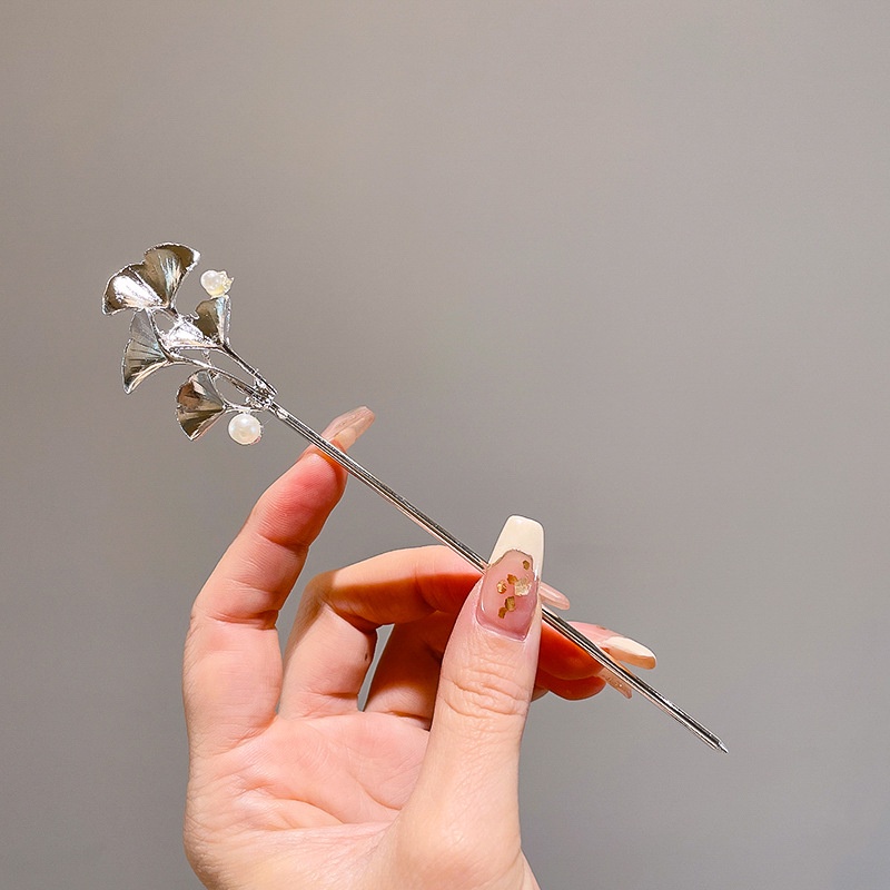 Trâm Cài Tóc Hình Bướm Bằng Kim Loại Phong Cách Trung Hoa Cổ Điển Cho Nữ