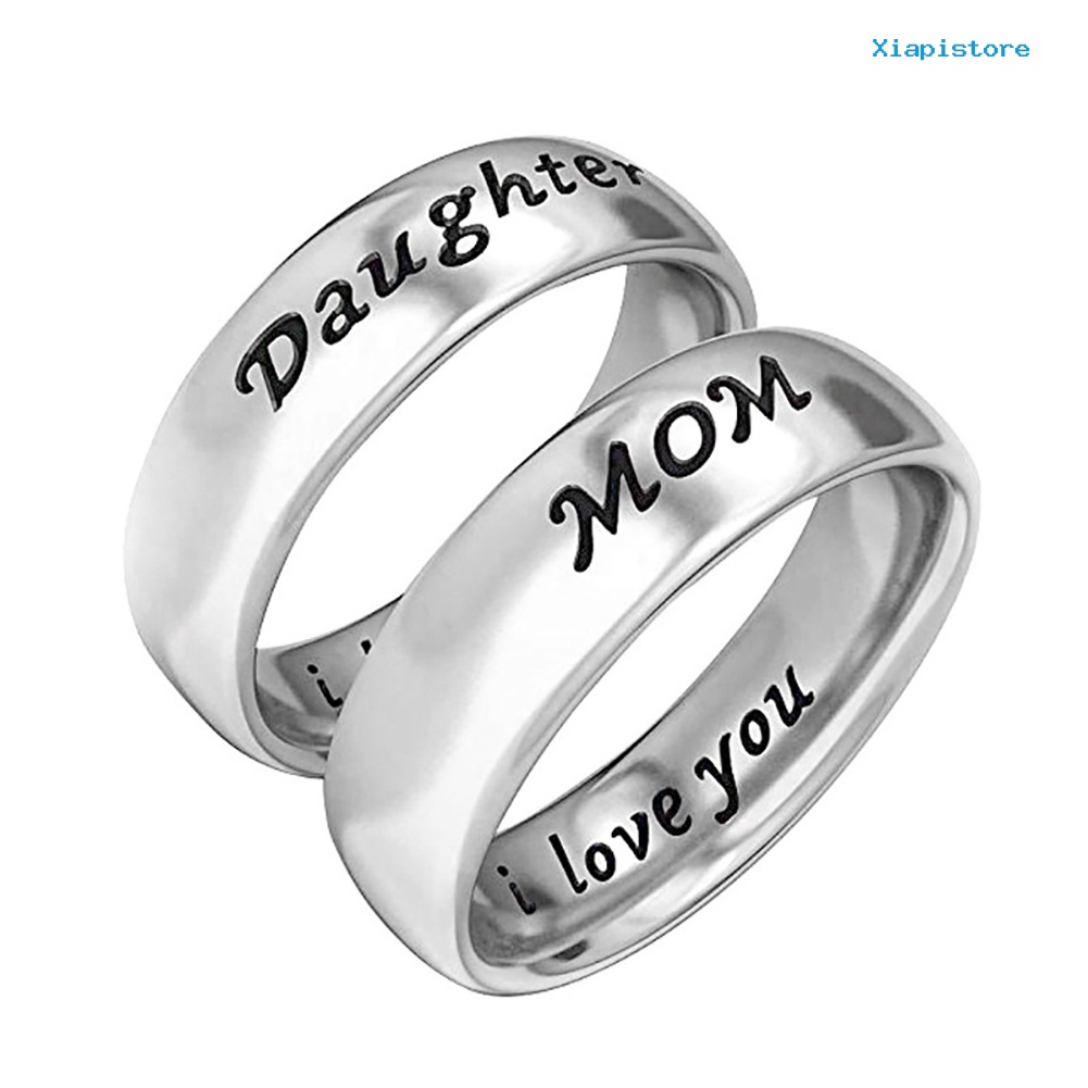 Nhẫn Khắc Chữ I Love You Dùng Làm Quà Tặng Ngày Của Mẹ
