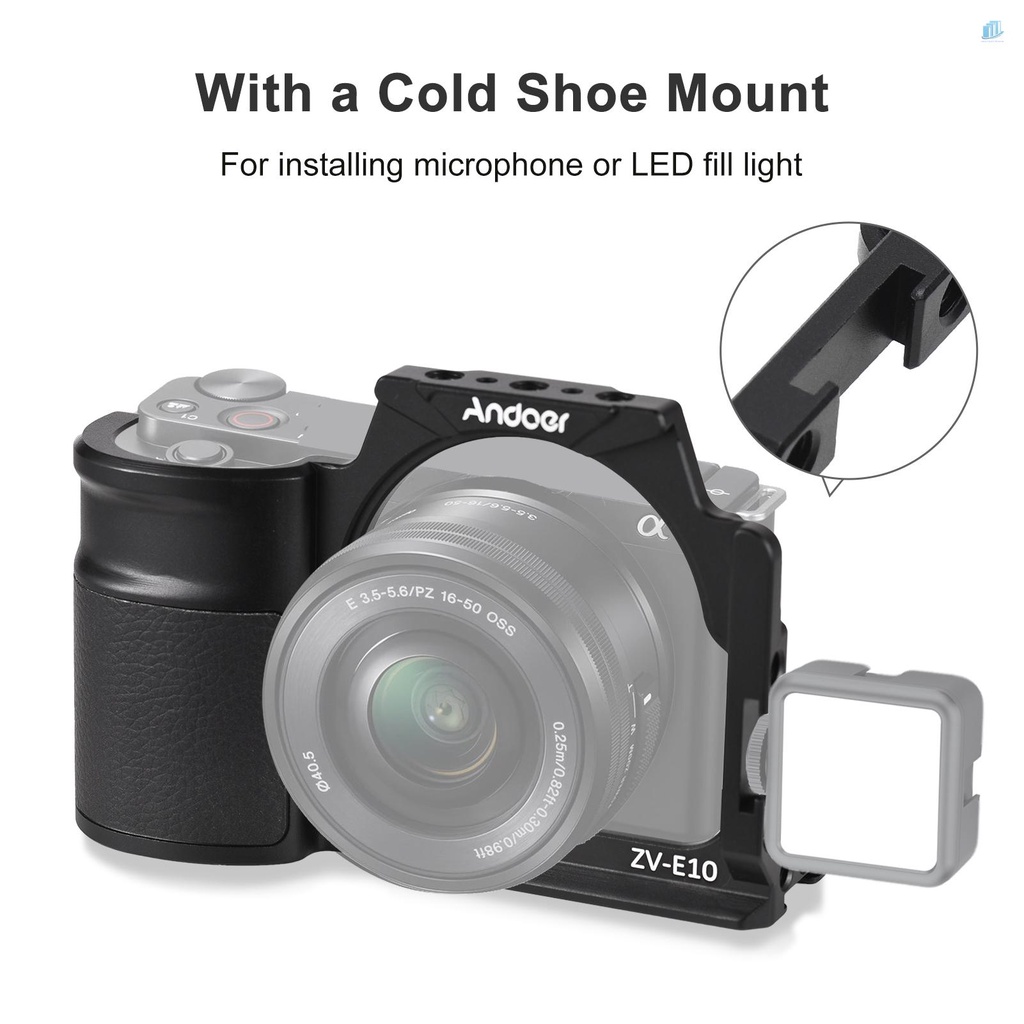 ANDOER Khung Gắn Máy Ảnh Bằng Nhôm 1 / 40Cm Zzz100 Độ Chuyên Dụng Chất Lượng Cao