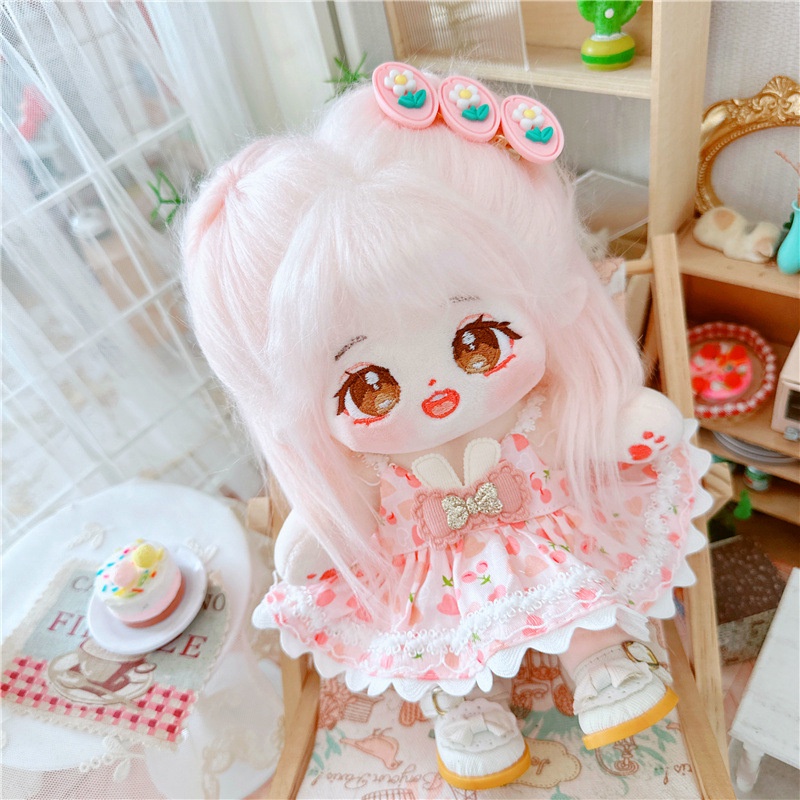 Búp Bê Nhồi Bông Cotton 20cm Xinh Xắn Dành Cho Bé