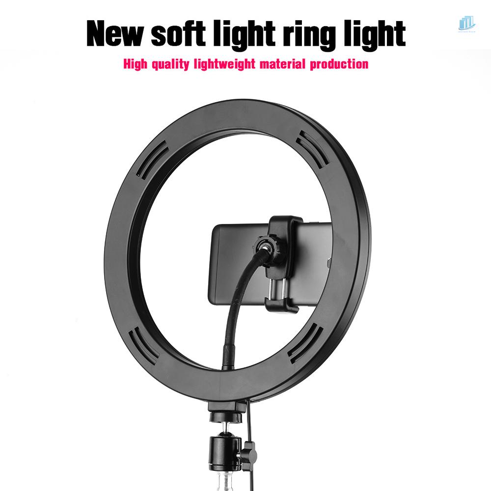 Vòng Đèn LED smartwatchinone 26cm / 10inch 3 Màu 10 Cấp Độ 3200-5600K Có Giá Đỡ Điện Thoại / Máy Tính Bảng