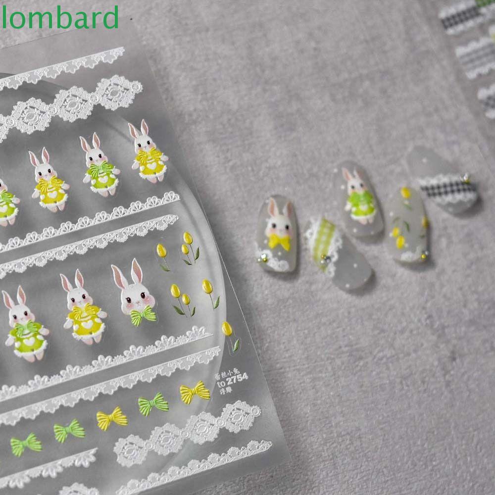 Miếng Dán Trang Trí Móng Tay Họa Tiết Hoạt Hình Dễ Thương