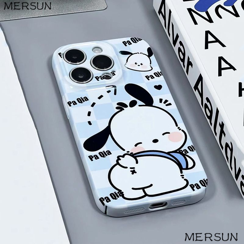 Ốp Điện Thoại Cứng In Hình Chú Chó Pacha Bảo Vệ Ống Kính Máy Ảnh Toàn Diện Cho iPhone13pro12 14Pro xr JWXV