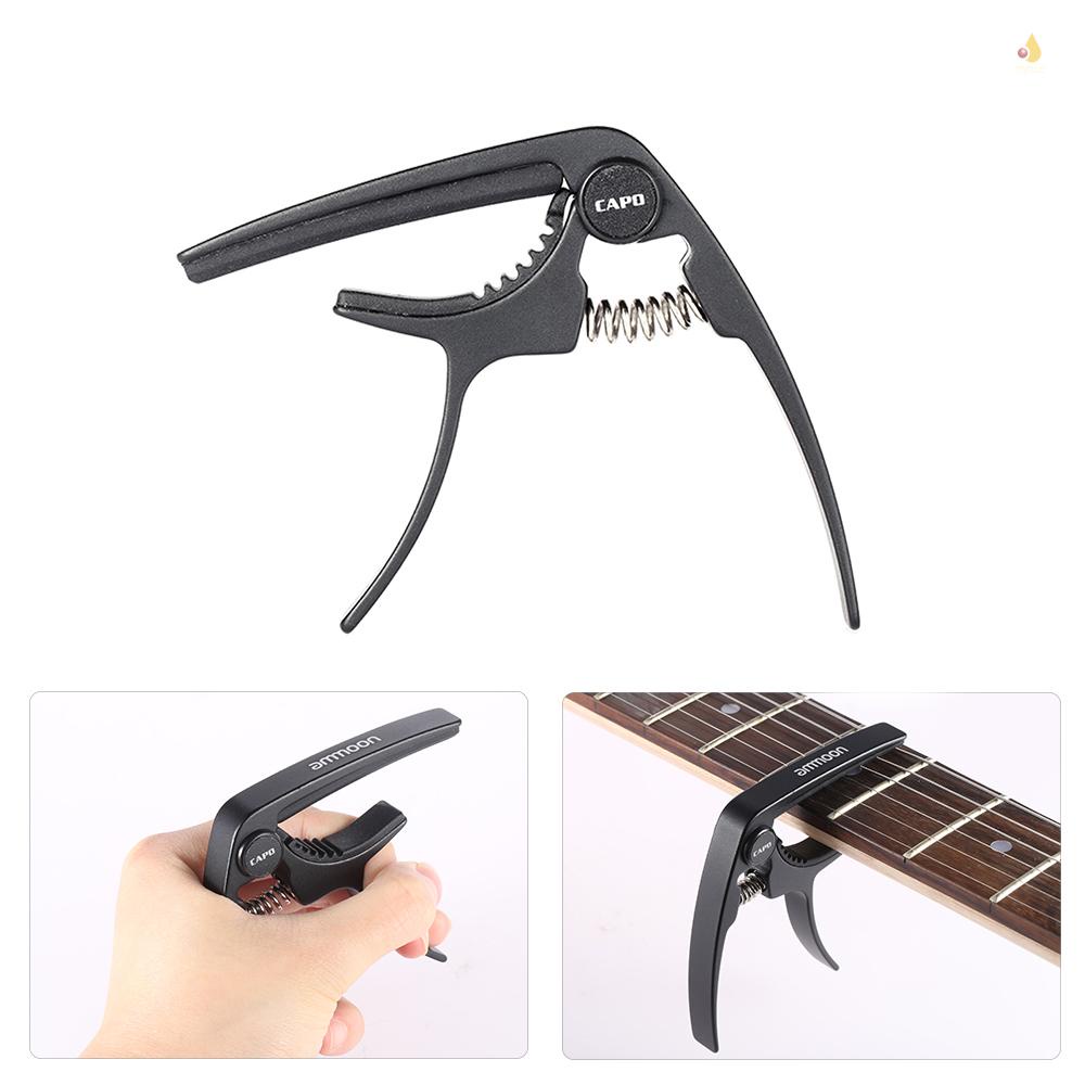 Kẹp Capo Đơn Bằng Kim Loại Gọn Nhẹ Thay Thế Nhanh Chóng Cho Đàn Guitar Ukulele Banjo Mandolin Bass