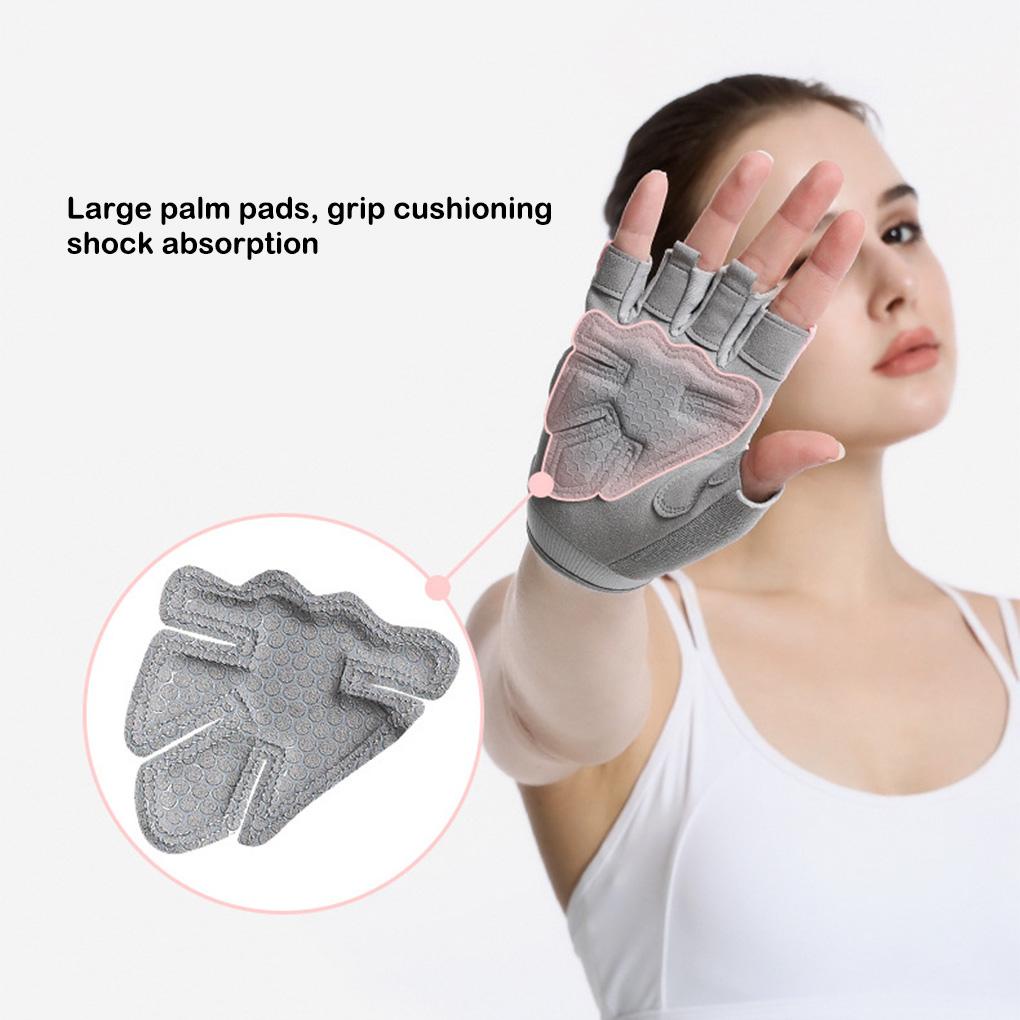 1 Đôi Găng Tay Thể Thao Hở Ngón Chống Sốc