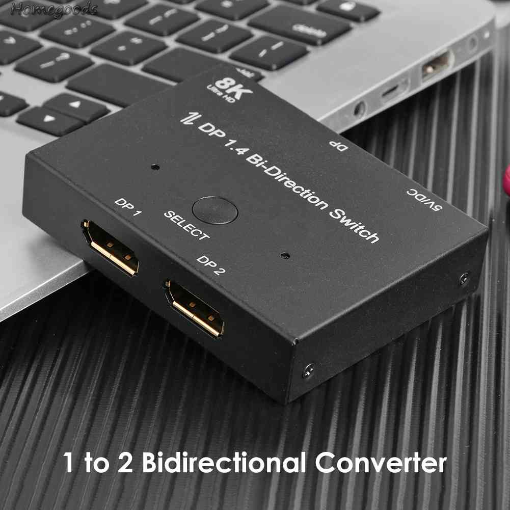 Bộ Chia Cổng DP1.4 8K 2023 1x2 / 2x1 Chất Lượng Cao