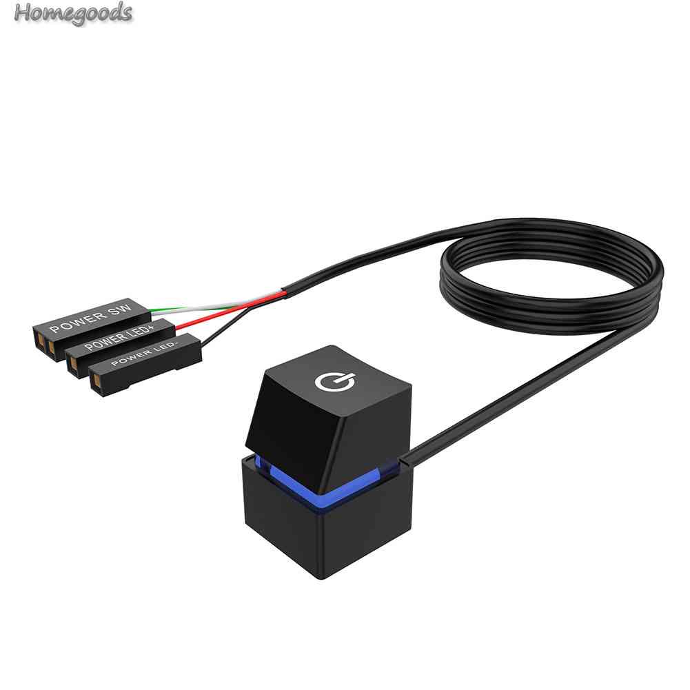 Dây Công Tắc Nguồn Mở Rộng 2m Nối Dài 2m Có Nút Bật / Tắt Cho Bo Mạch Chủ Máy Tính Để Bàn Mới Năm 2023