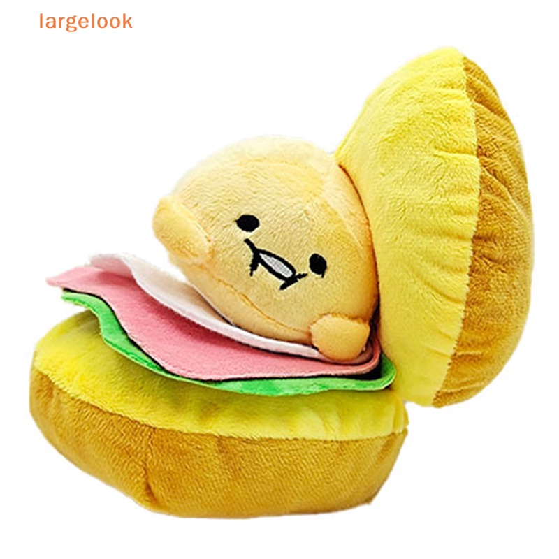 Búp Bê Nhồi Bông Hình Lòng Đỏ Trứng Lười / Burger / Bánh Sandwich / Burger Nhồi Bô
