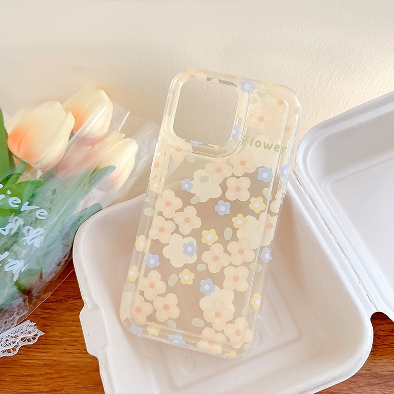 Ốp Điện Thoại Túi Khí Chống Sốc In Hoa Nhỏ Cho iphone14promax / 13 / 12 / 11 / XR / XS / X / XSMAX / 6 / 6SPLUS / 7 / 8PLUS