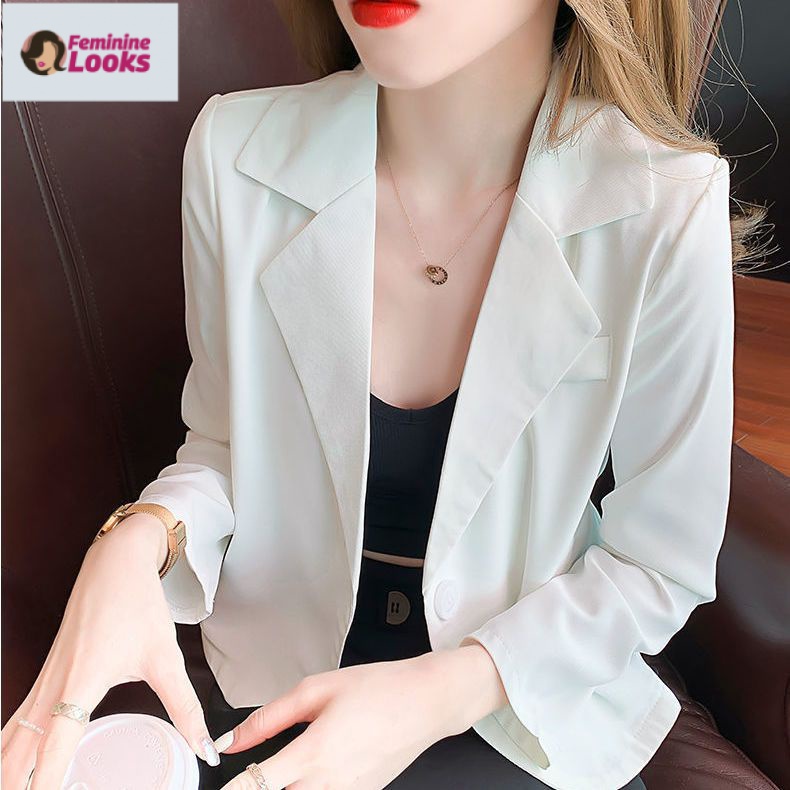 Áo Khoác Blazer Dài Tay Thời Trang Thanh Lịch