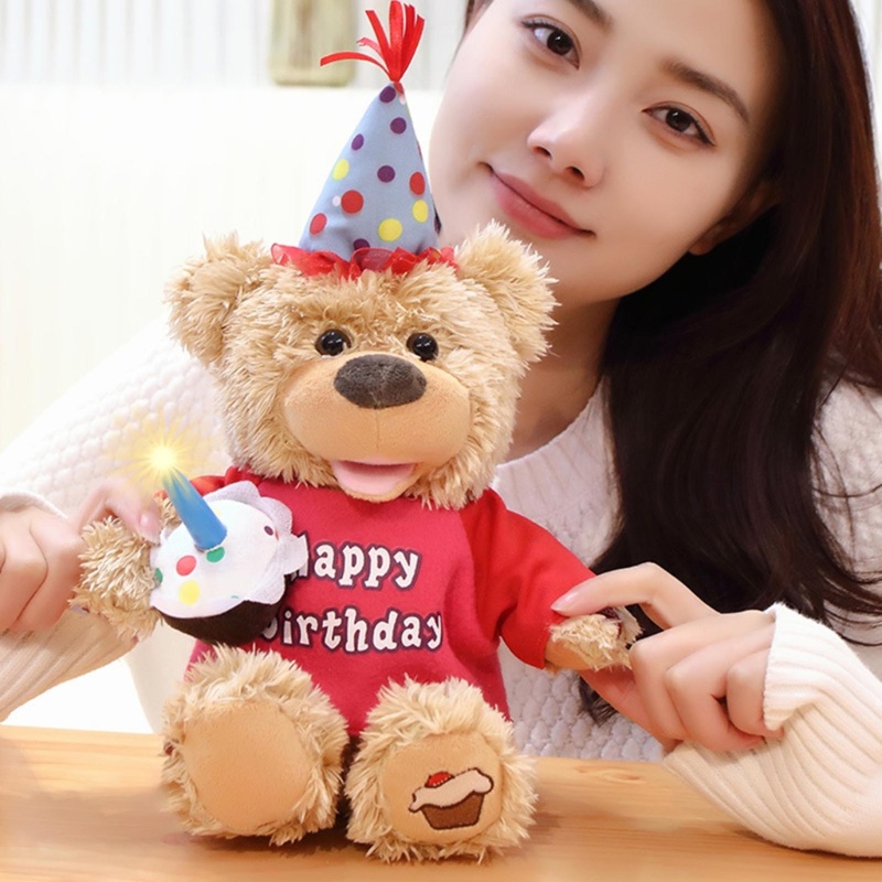 Gấu Nhồi Bông 13 Dễ Thương Có Nhạc Dùng Làm Quà Tặng Cho Bé