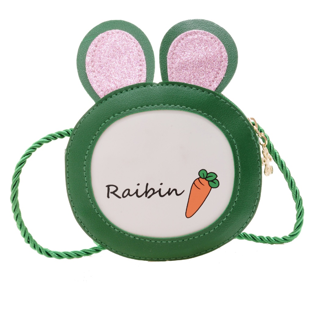 Túi Xách Tai Thỏ Đính Kim Sa Dễ Thương Cho Bé