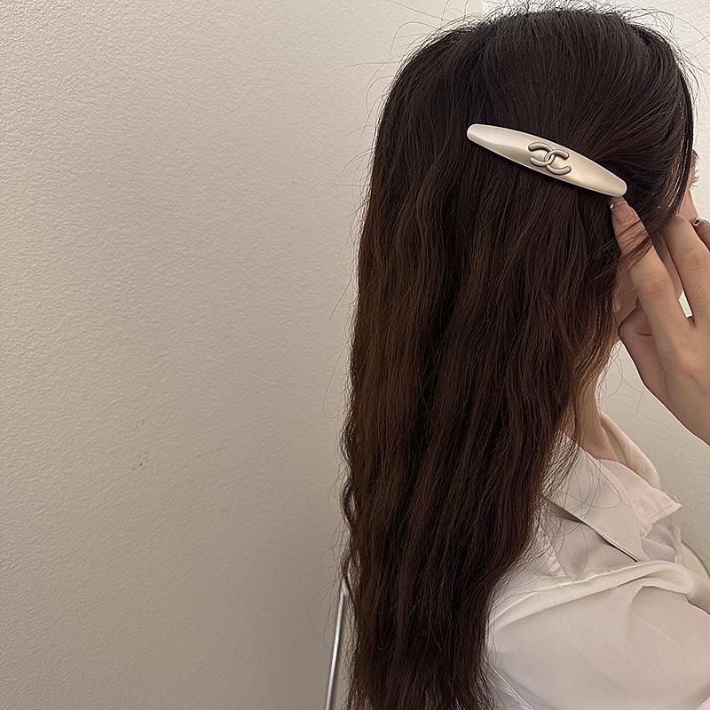 Kẹp Tóc Kim Loại Hình Mỏ Vịt Màu Bạc Phong Cách Âu Mỹ Cổ Điển Thời Trang 2023