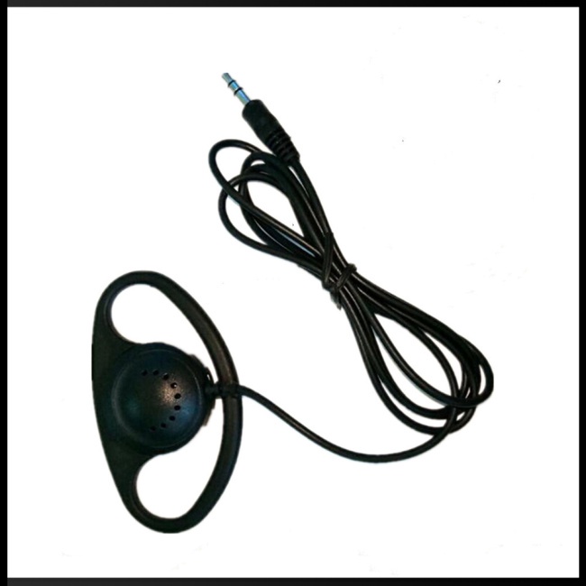 Tai Nghe Móc Vành Tai Hình Chữ D Mềm Giắc Cắm 3.5mm Tương Thích Với Laptop Skype Voip