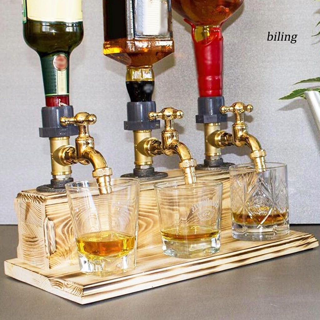 [BFQ] Bình Rót Rượu Whiskey Bằng Gỗ Sáng Tạo Ổn Định Cho Ngày Của Cha