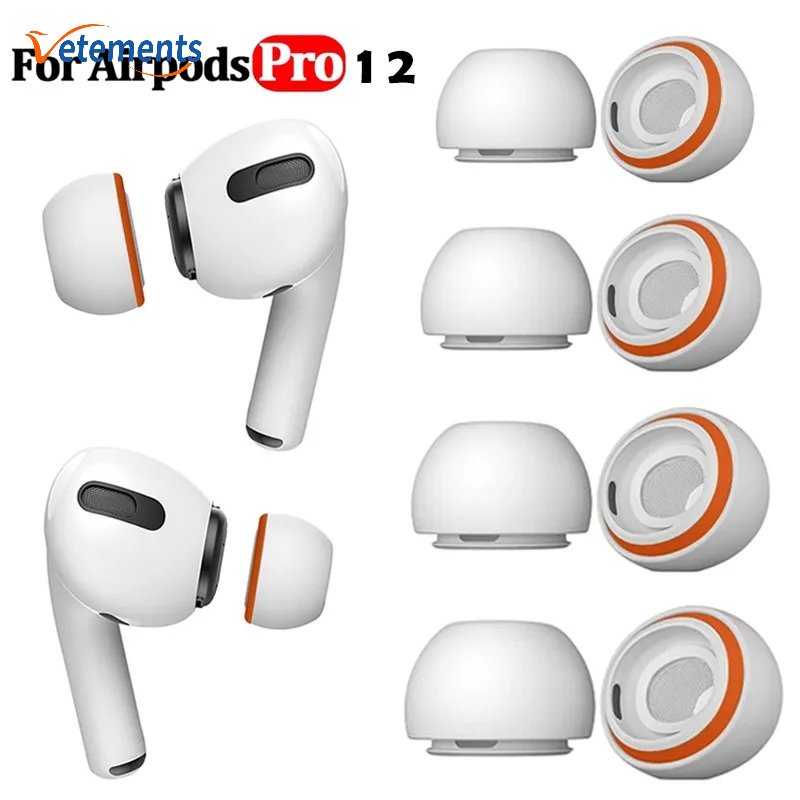 Đệm Tai Nghe Nhét Tai Bluetooth Bằng Silicon / Xốp Chống Trượt Nhiều Kích Cỡ XS / S / M / L