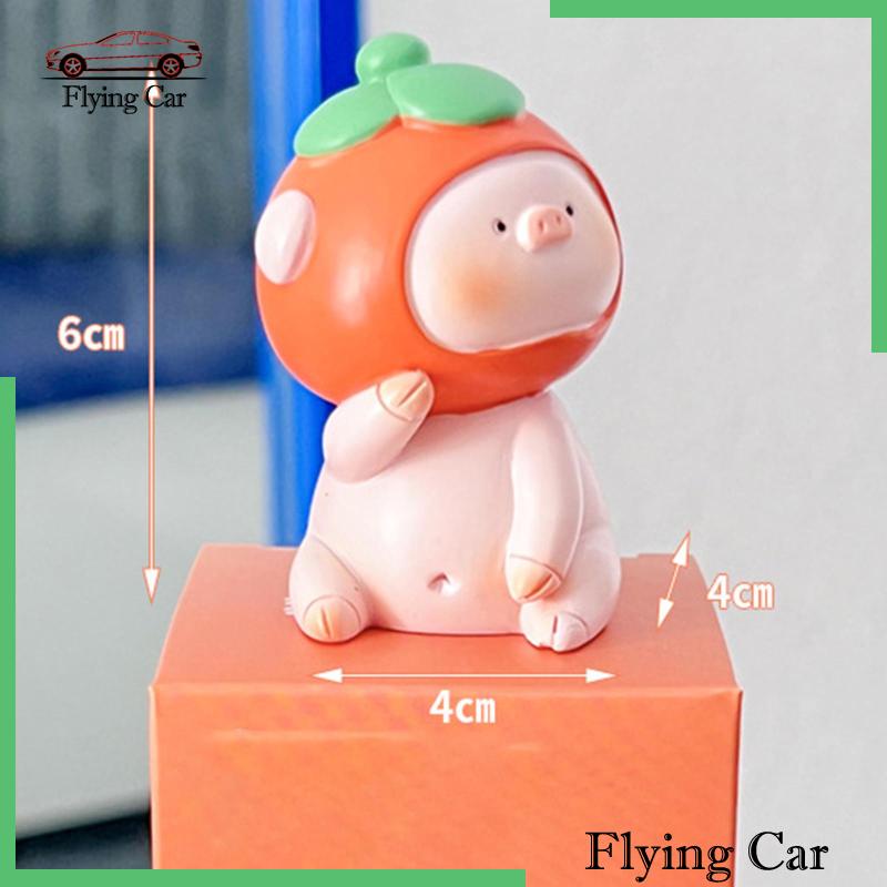 Mô Hình Chú Heo Ngộ Nghĩnh Bằng Nhựa Resin Để Bàn Trang Trí 2 Cái