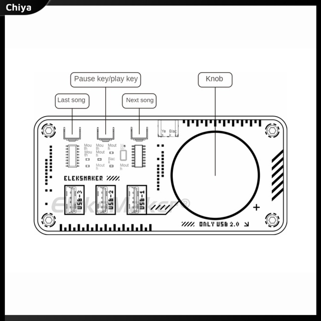 Bộ Điều Khiển Máy Tính Usb Nút Bấm Tùy Chỉnh Kèm Đèn Rgb
