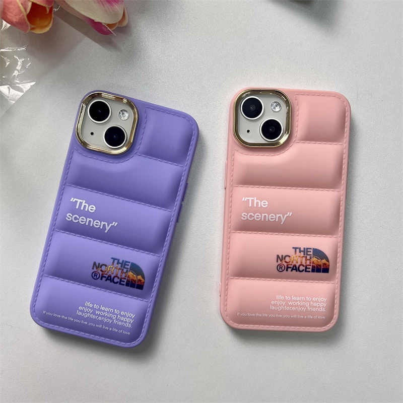 Ốp Điện Thoại Mềm Chống Rơi Hình The North Face 3D Cho iPhone 14 Pro Max iPhone 11 12 13 Pro Max