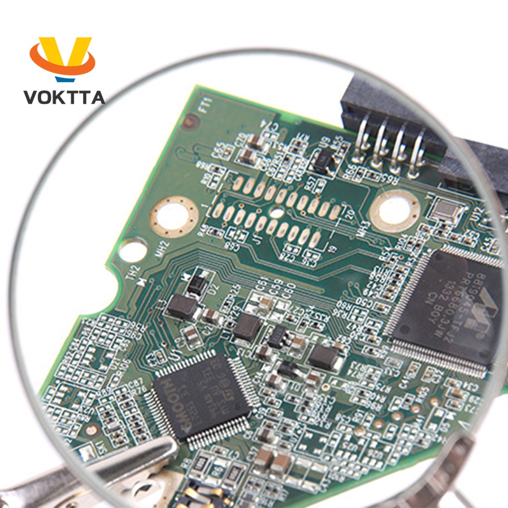 Kính lúp VOKTTA JM501 kèm đèn LED và kẹp hỗ trợ sửa chữa máy hàn 5X chuyên dụng