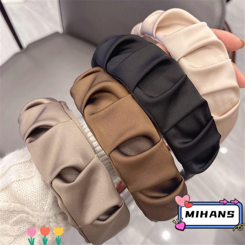 Băng Đô Cài Tóc Bản To Đính Hoa Xinh Xắn