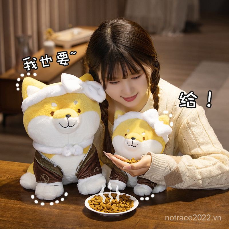 ★Genshin Imapct★Thú Nhồi Bông Hình Chú Chó Shiba Inu Dễ Thương