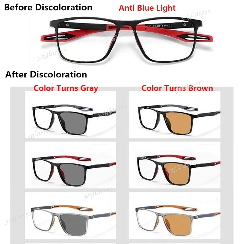 Kính Mát Gọng Vuông TR90 Chống Bức Xạ & Ánh Sáng Xanh Cho Nam & Nữ