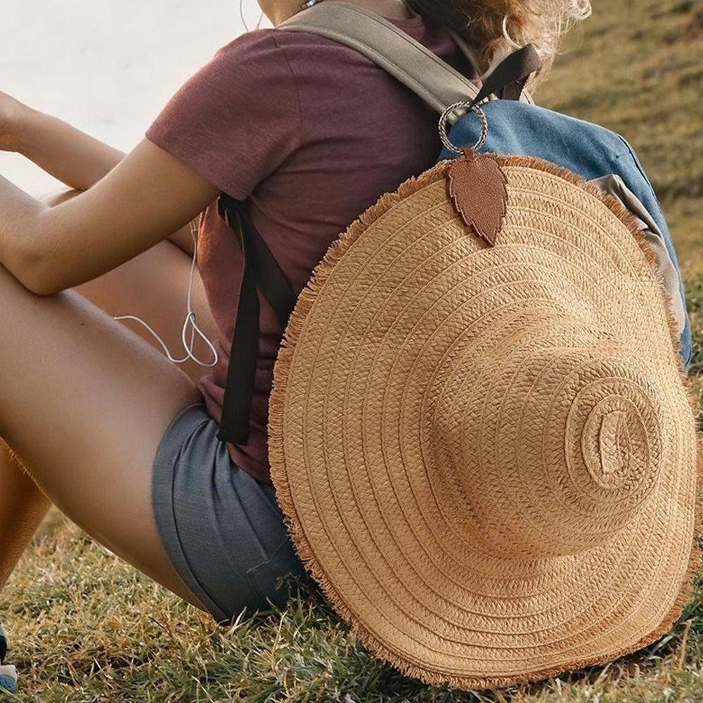 Móc Khóa Kẹp Nón / Ba Lô Đa Năng Bằng Da PU Chống Thất Lạc Cho Nam Và Nữ